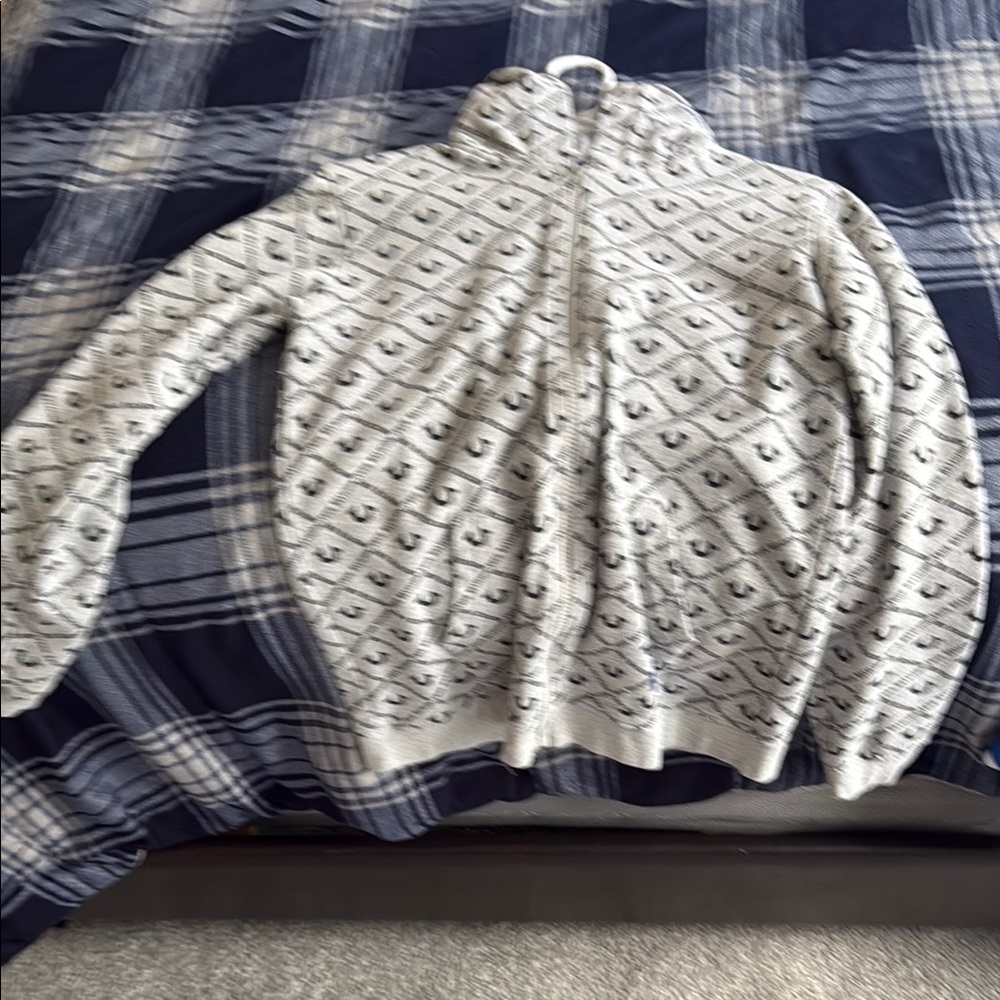 True Religion Gray Patterned Kids Hoodie